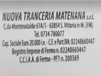 Nuova tranceria matenana s.r.l. pelli e pellami produzione e commercio