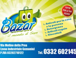 Bazar il mondo di sam - Articoli regalo,Bomboniere ed accessori - Gemonio (Varese)